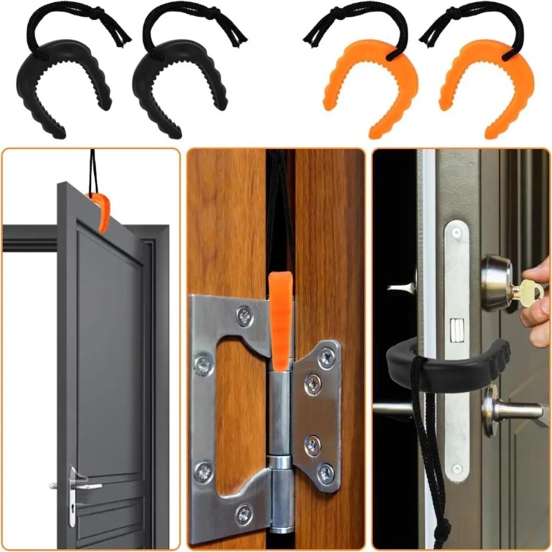 Easy to Use Rubber Door Jam Fi - đánh giá và giá Door Stop Alarm