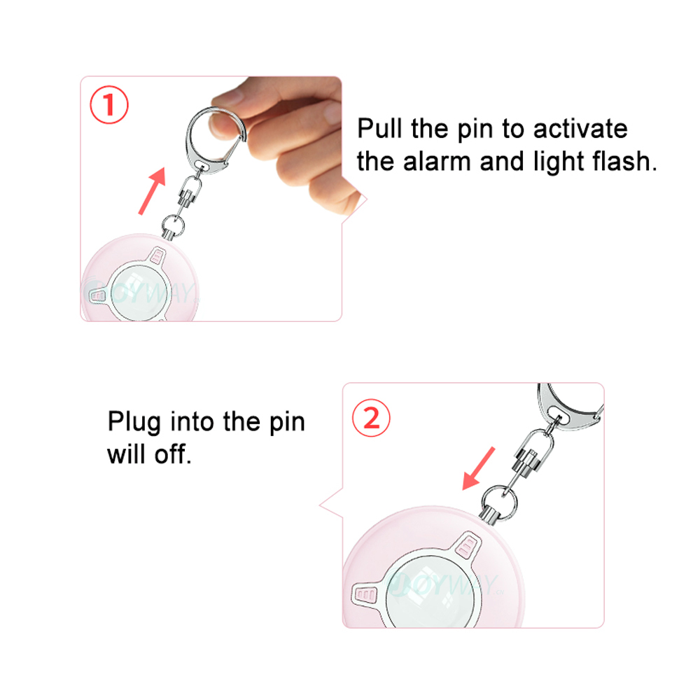JOYWAY New Personal 130dB Sire - đánh giá và giá Personal Alarm Keychain