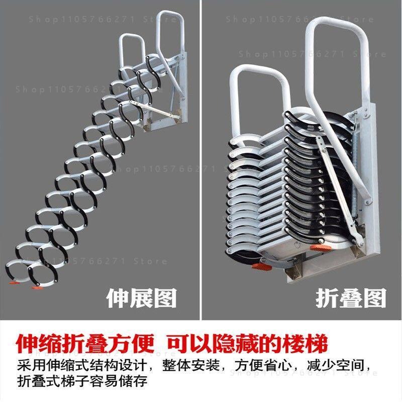 Attic Telescopic Ladder Foldab - đánh giá và giá Fire Escape Ladder