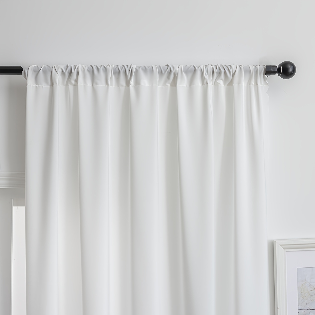 1pc Sheer Curtain, Non-Transpa - đánh giá và giá Window Lock Bar